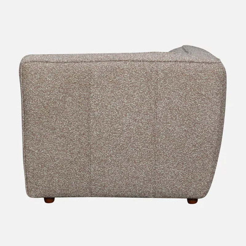 NED Collections Grace Sofa 1 Seater Right Arm - Fawn Cloud image number 1